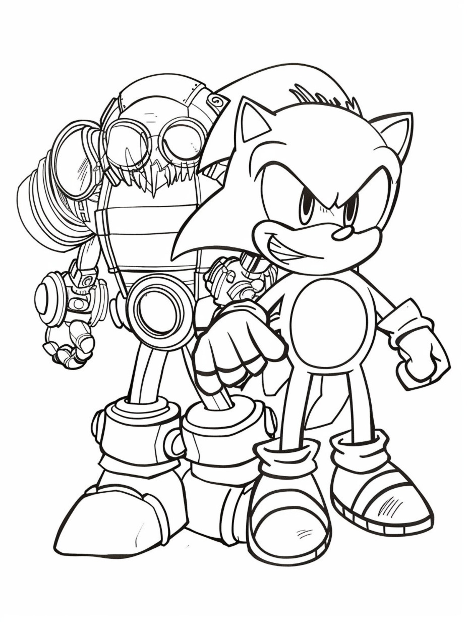 The Ultimate Sonic Coloring Adventure - 300+ Printable Digital Download