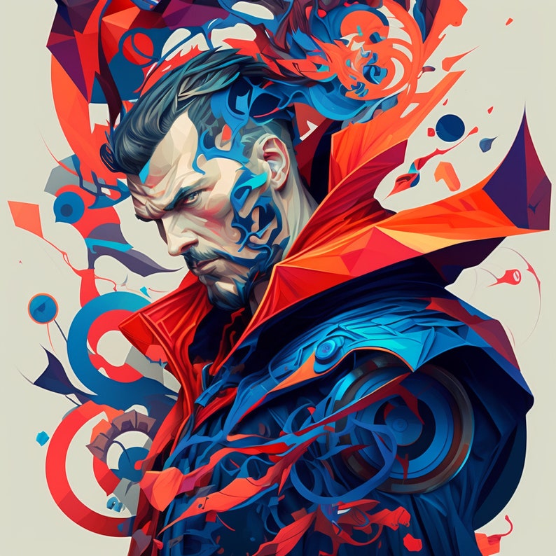 Printable Marvel Art: Dr. Strange Digital 60 Download Collection ...
