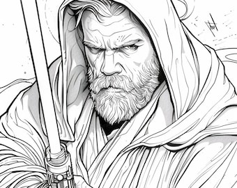 Journey to a Galaxy Far, Far Away! Over 200 Printable Star Wars Coloring Pages - Digital Download