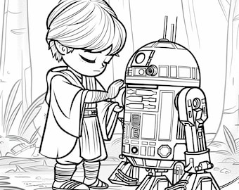 Embrace the Cuteness of the Clone Wars! Over 200 Chibi Star Wars: Clone  Wars Coloring Pages Printable, Digital Download