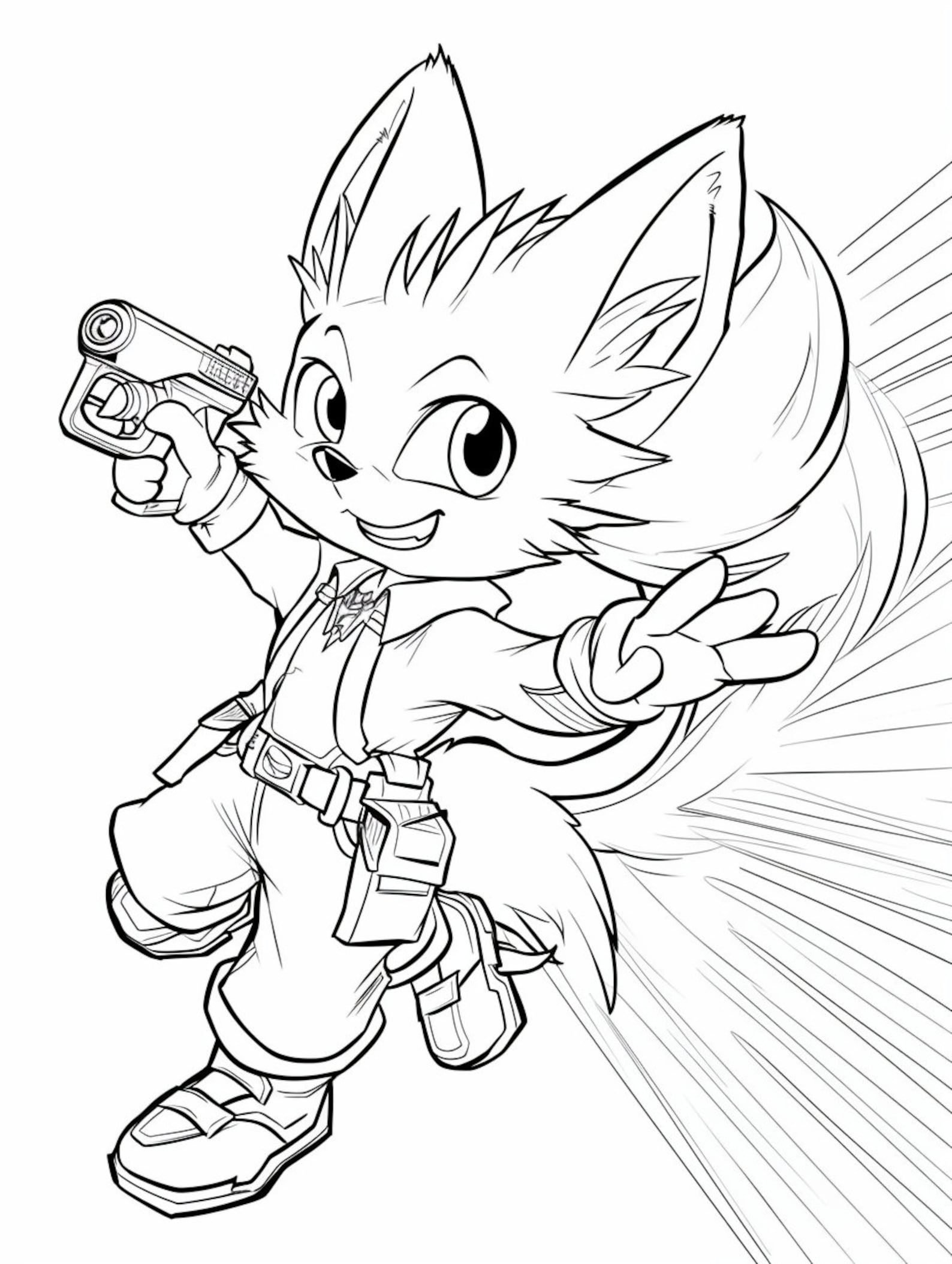 The Ultimate Sonic Coloring Adventure - 300+ Printable Digital Download