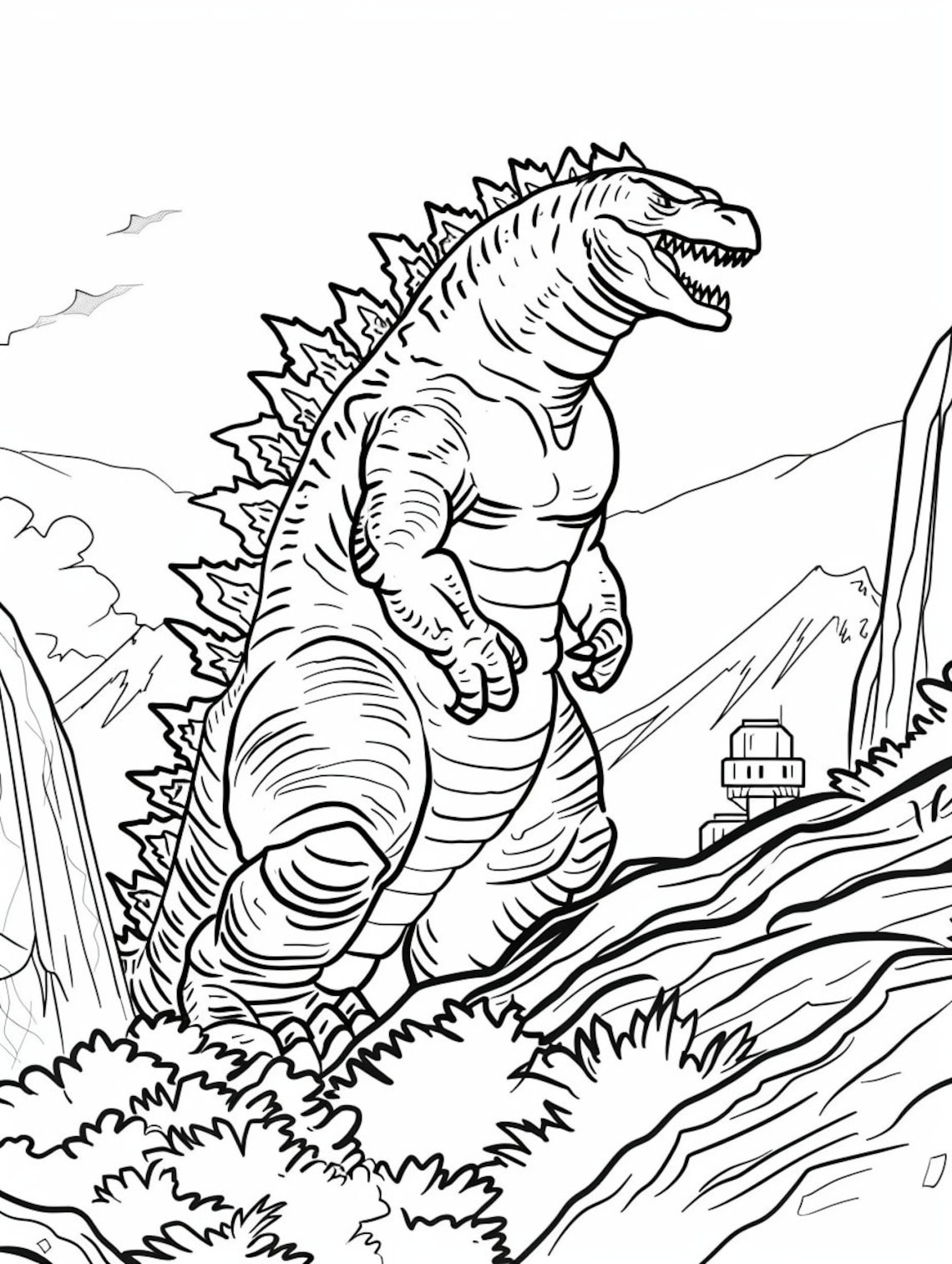 Color the Legendary Kaiju Over - Il 1140xN.6028220837 3fsw