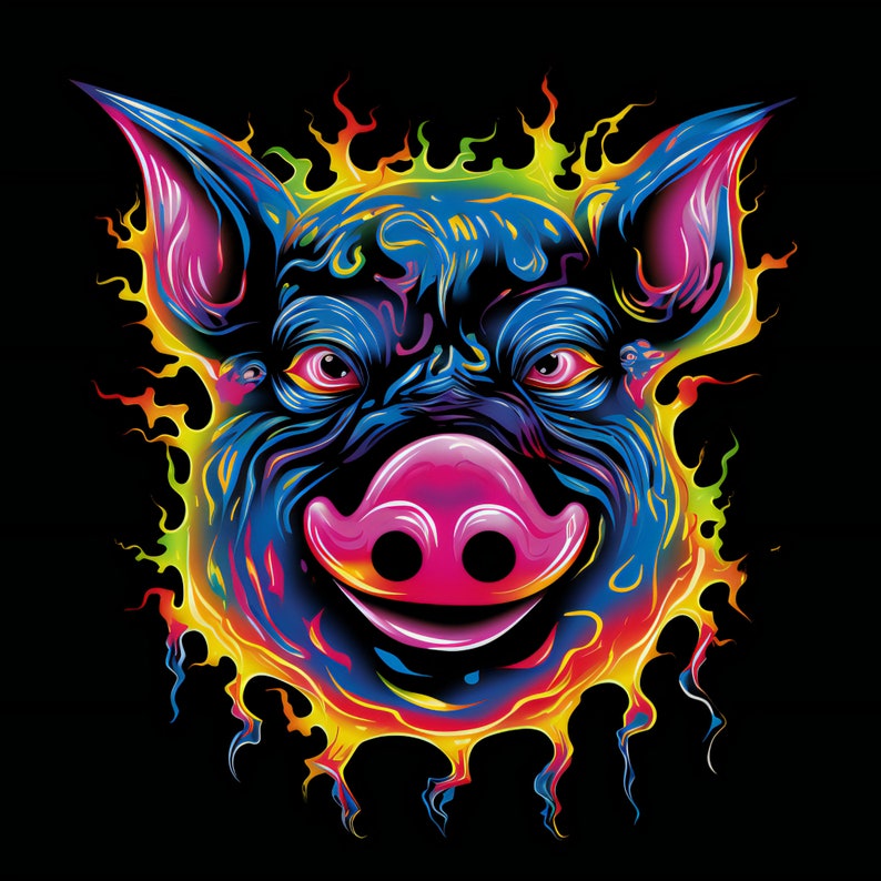 Pig Graphics Designs Ultimate Pig Logos and Designs Collection: Nearly 1000 Piggy Treasures ...
