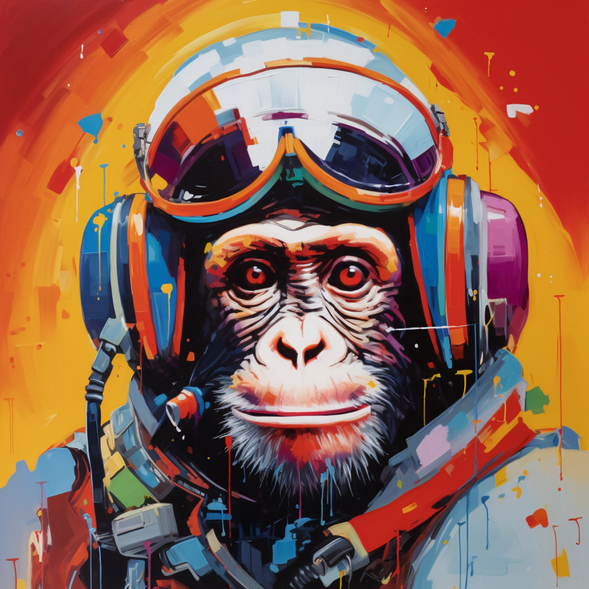 Space Monkey Art Collection