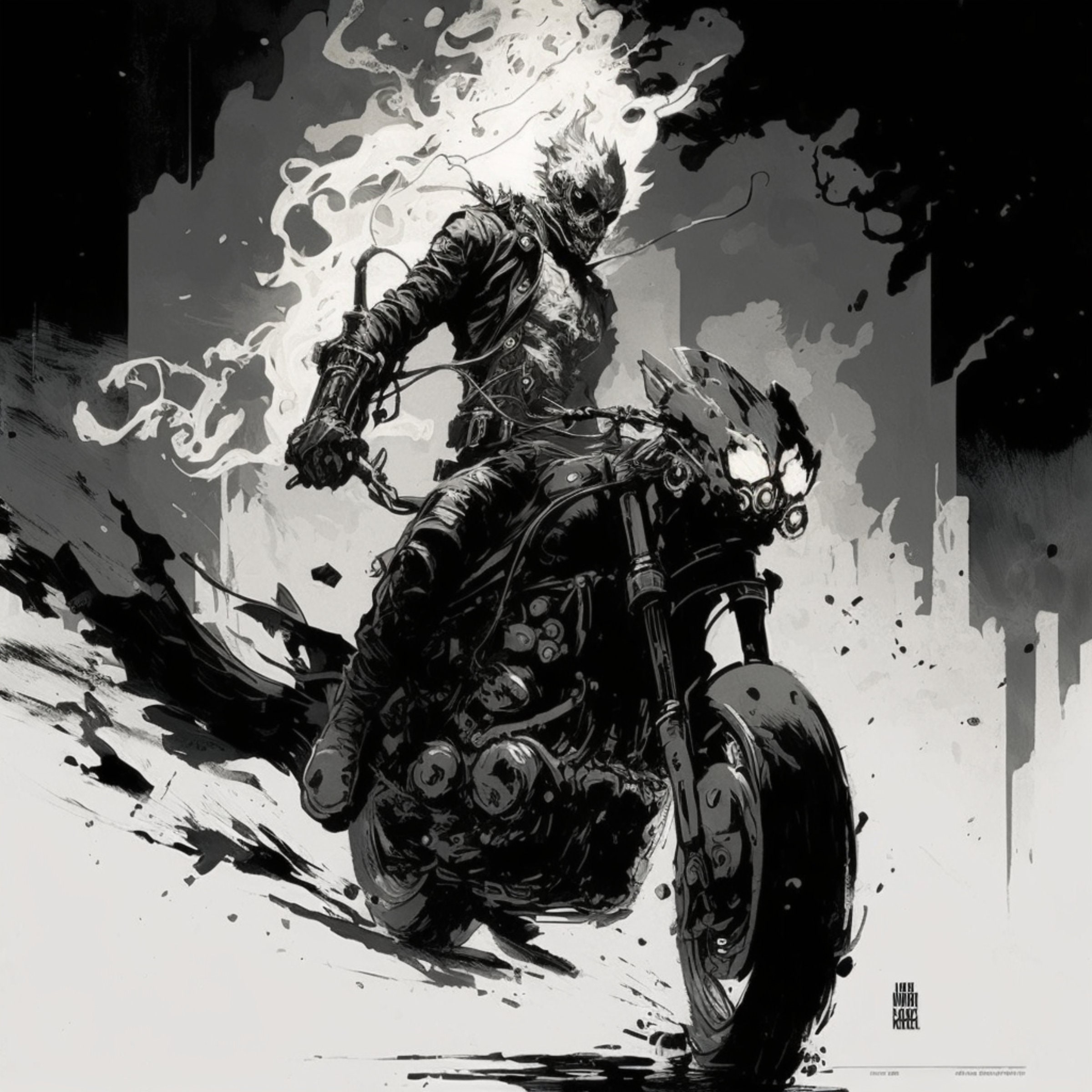 25 Unique Ghost Rider JPG for Digital Download , Marvel , Original Art ...