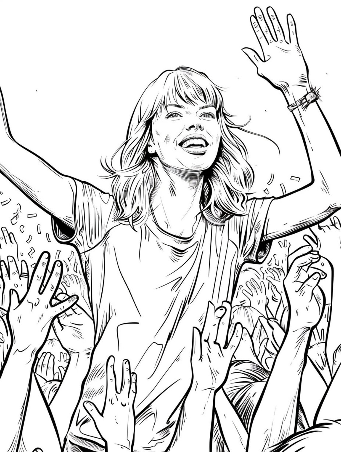Over 100 Printable Popstar Coloring Pages Digital Download Etsy