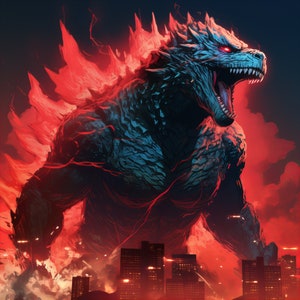 Explore the Mighty World of Godzilla: 290 Unique and Original Digital Artworks in Over 50 Different Artist Styles!