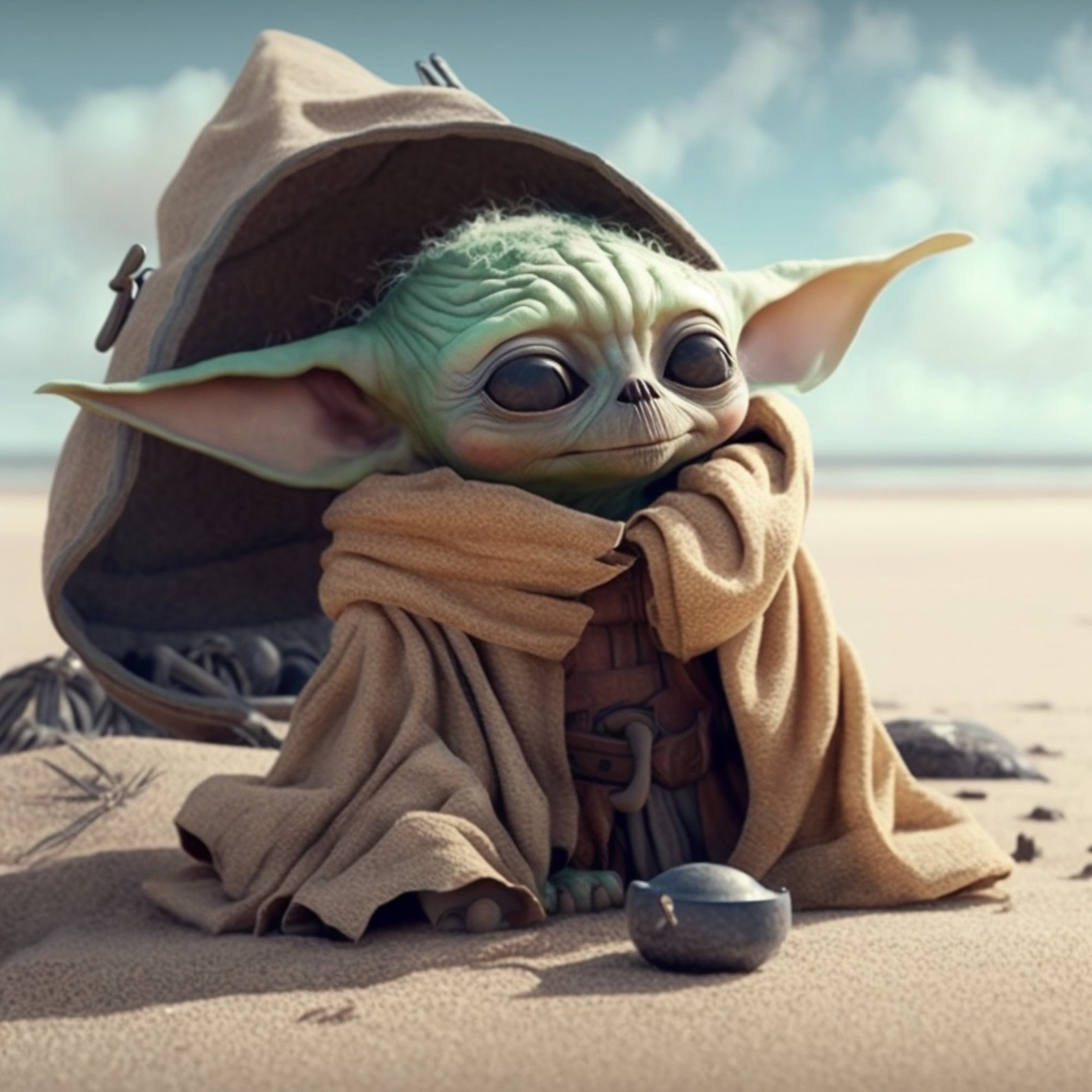 16 Baby Yoda Digital Art Download , Custom Made Baby Yoda , Star War