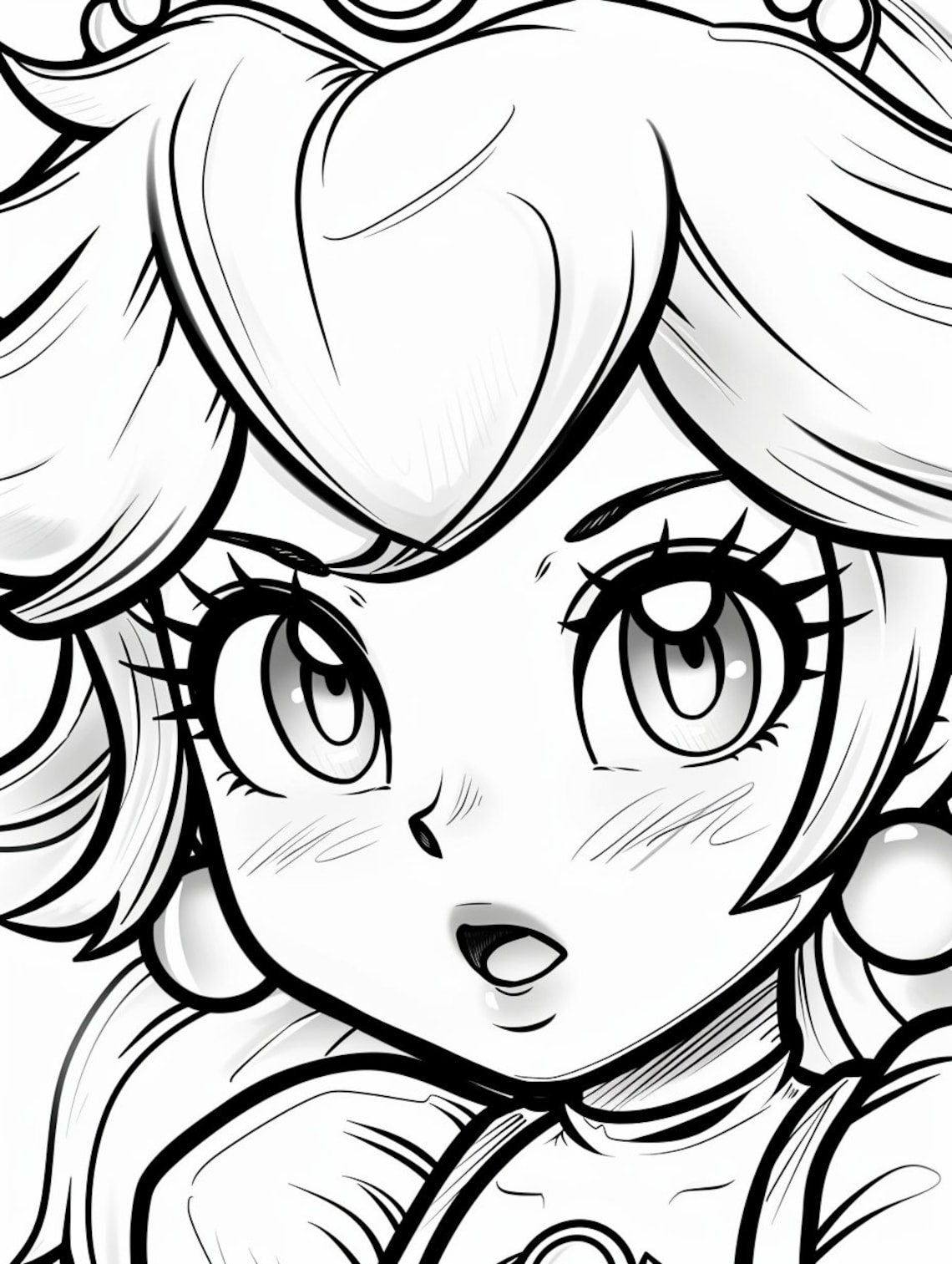 Embrace Peachy Cuteness Over 150 Chibi Princess Peach Coloring Pages ...