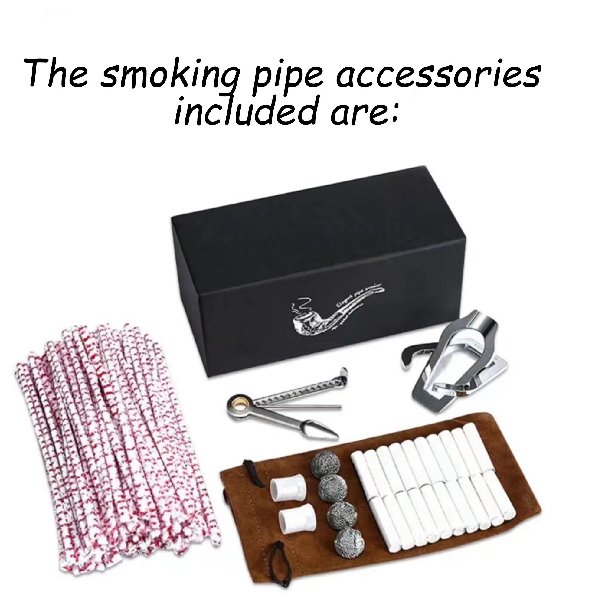 Handmade Wood Smoking Pipe, Perfect Beginner Pipe Kit for Smoking