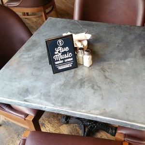 Bar Top/Island Top/Table Top/Counter Top/Coffee Table/ Dining Table/hand made Zinc