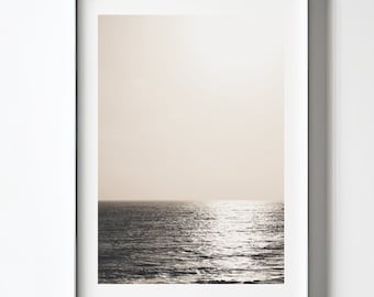 Sunset Seascape Digital Print Sunset Ocean Fotografía Arte Digital Descargar Ocean Waves Wall Art Paisaje costero Print Tropical Art Poster