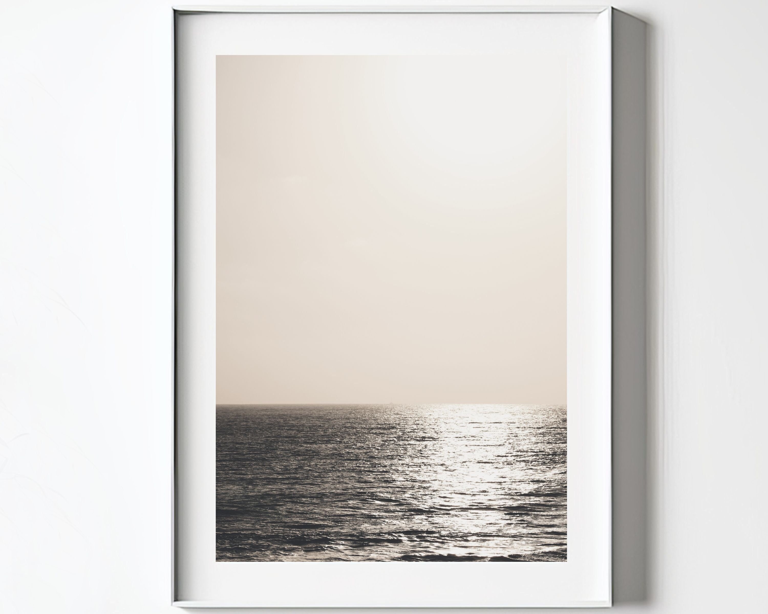 Sunset Seascape Digital Print Sunset Ocean Photography Art Digital