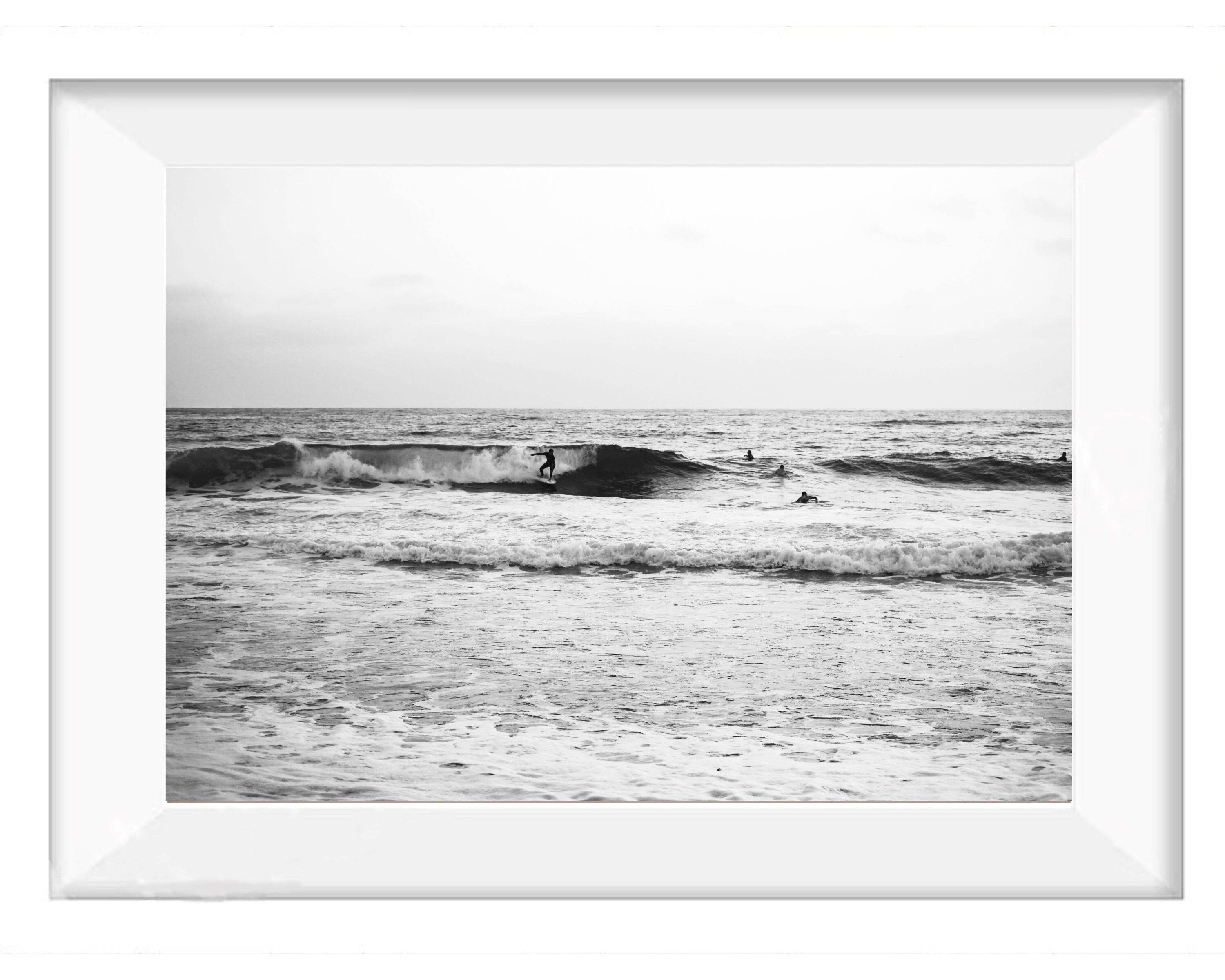 Black and White Surfing Print Photography Surf Art Digital Etsy