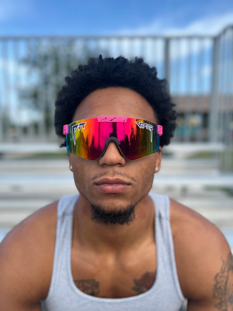 Pit Viper Hot Pink Radical Mens Kids Pit Vipers Polarized Etsy