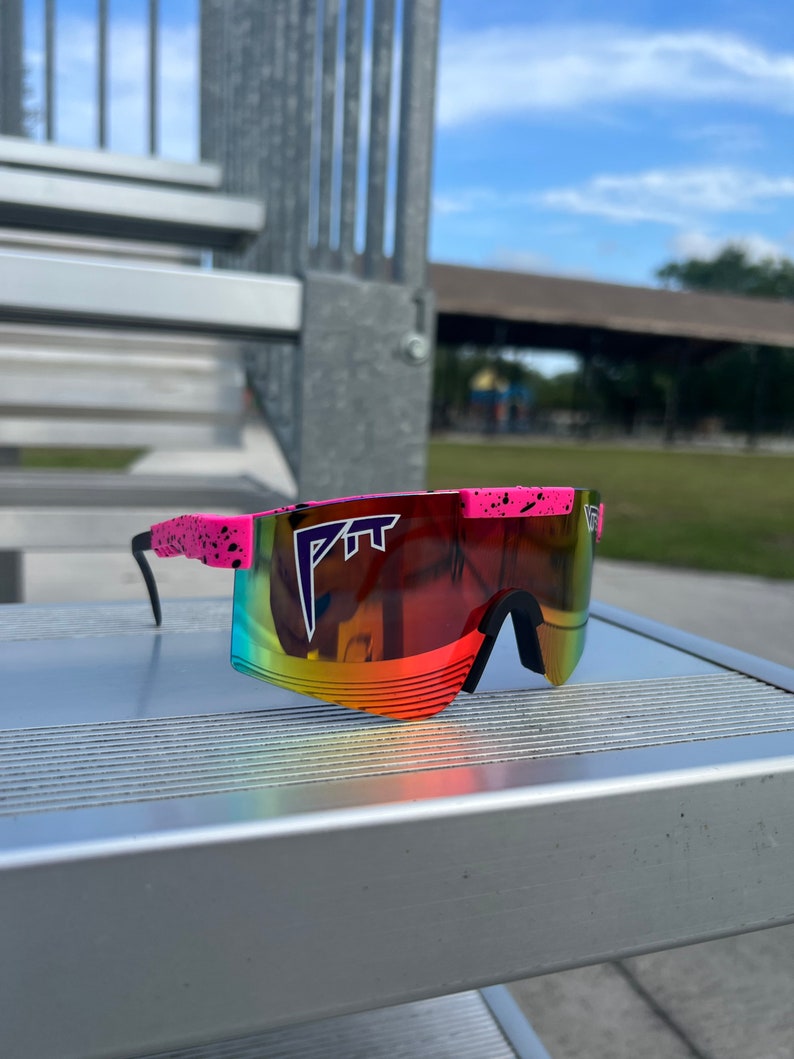 Pit Viper Hot Pink Radical Mens Kids Pit Vipers Polarized Etsy