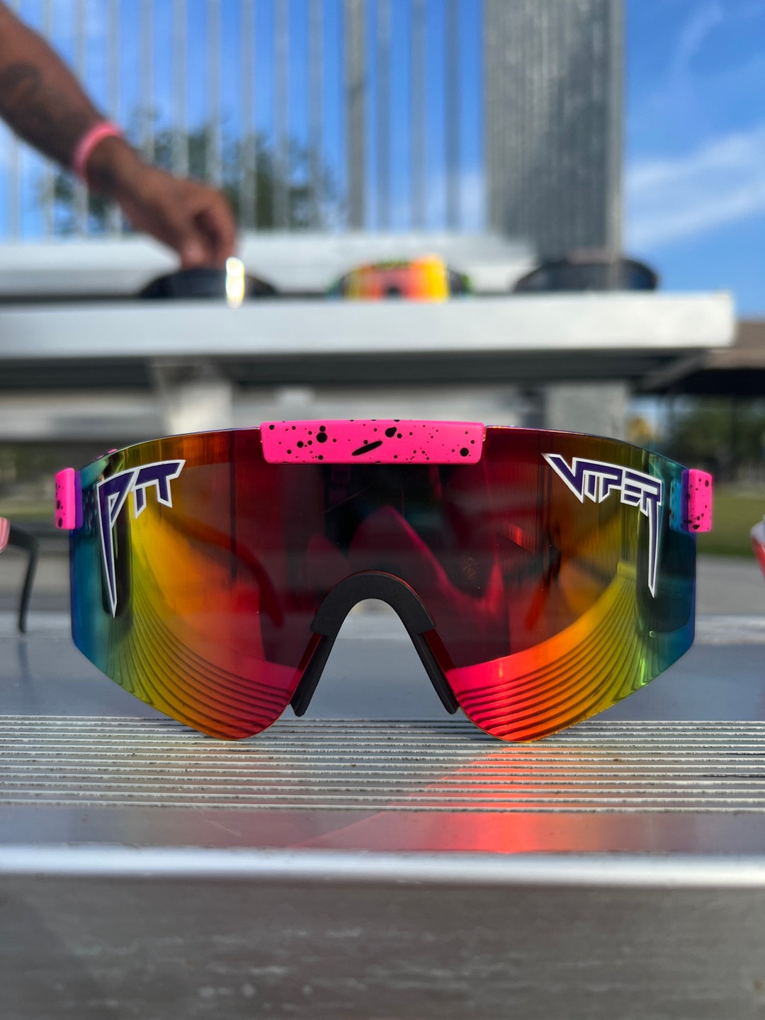 Pit Viper Hot Pink Radical Mens Kids Pit Vipers Polarized Etsy