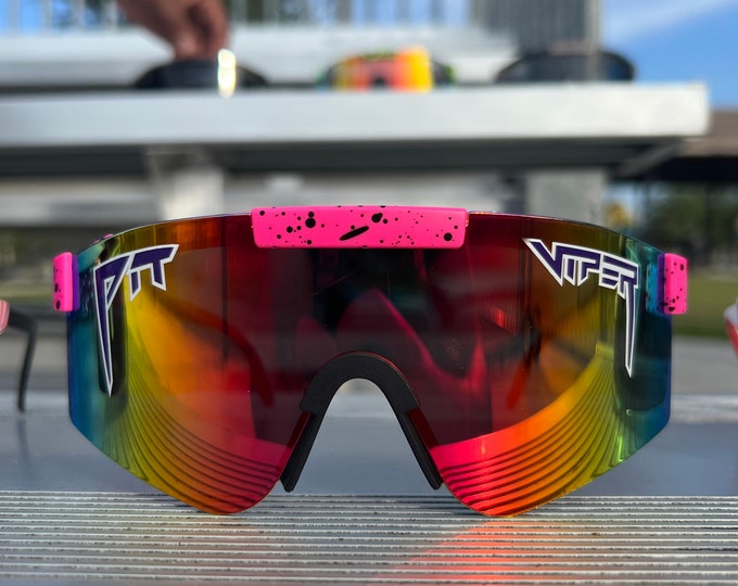 Pit Viper Hot Pink Radical Mens Kids Pit Vipers Polarized Sunglasses Etsy