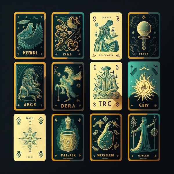 Tarot Card Art Etsy
