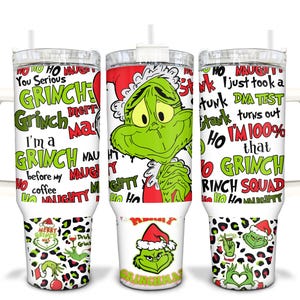 Christmas Character 3 Sublimated 40oz Quencher Tumbler