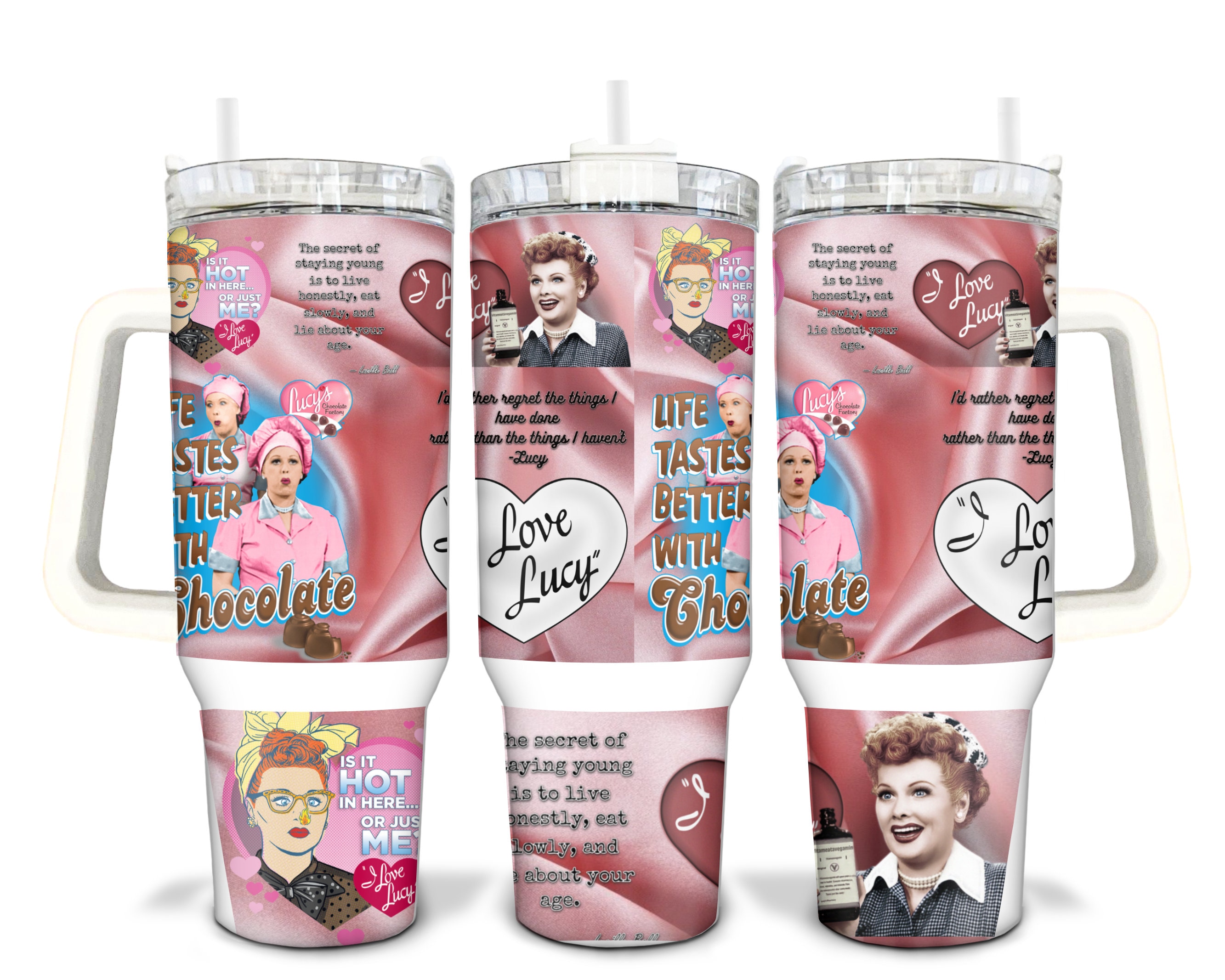 I Love Lucy Show Sublimated 40oz Quencher Tumbler - Etsy