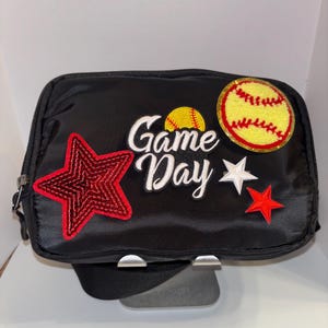 Softball Gameday Patch Gürteltasche Bauchtasche