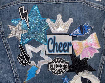 Sport Mom Patch Denim Jacket Customizable