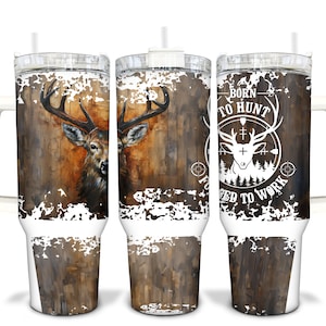 Deer Hunter Sublimierte 40 Unzen Quencher Tumbler
