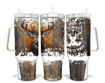 Deer Hunter Sublimated 40oz Quencher Tumbler