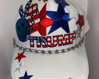 Trucker Patch Hat Trump 2024 Theme