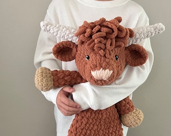 Benny The Highland Cow Pattern, crochet highland cow pattern only