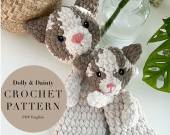 Dolly and Dainty The Rag-Doll Kitties Patterns, crochet Dolly and Dainty patterns only