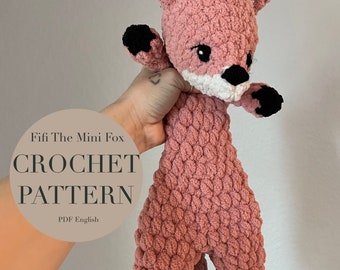 Fifi The Mini Fox Pattern, crochet mini fox pattern only