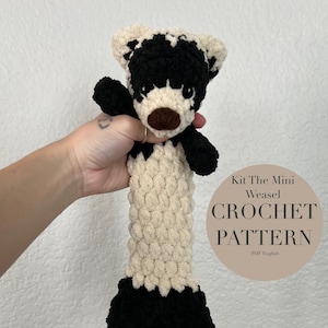 Kit The Mini Weasel Pattern, crochet pattern only