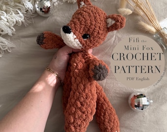 Fifi The Mini Fox Pattern, crochet mini fox pattern only