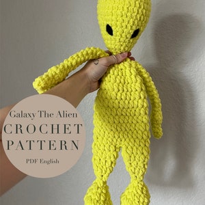 Galaxy The Alien Pattern, crochet alien pattern only