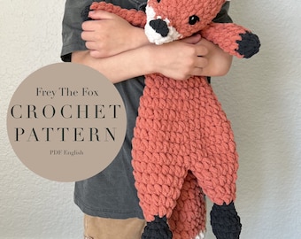 Frey The Fox Pattern, crochet Frey pattern only