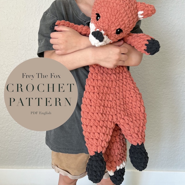 Frey The Fox Pattern, crochet Frey pattern only