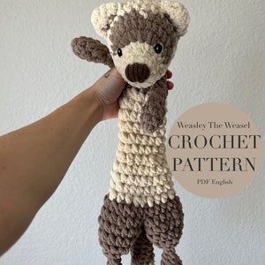 Weasley The Weasel Pattern, crochet weasel pattern only