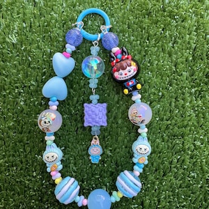 Handpainted Labubu | bag charms | phone charms | keychain | handpainted beads | metal charms |