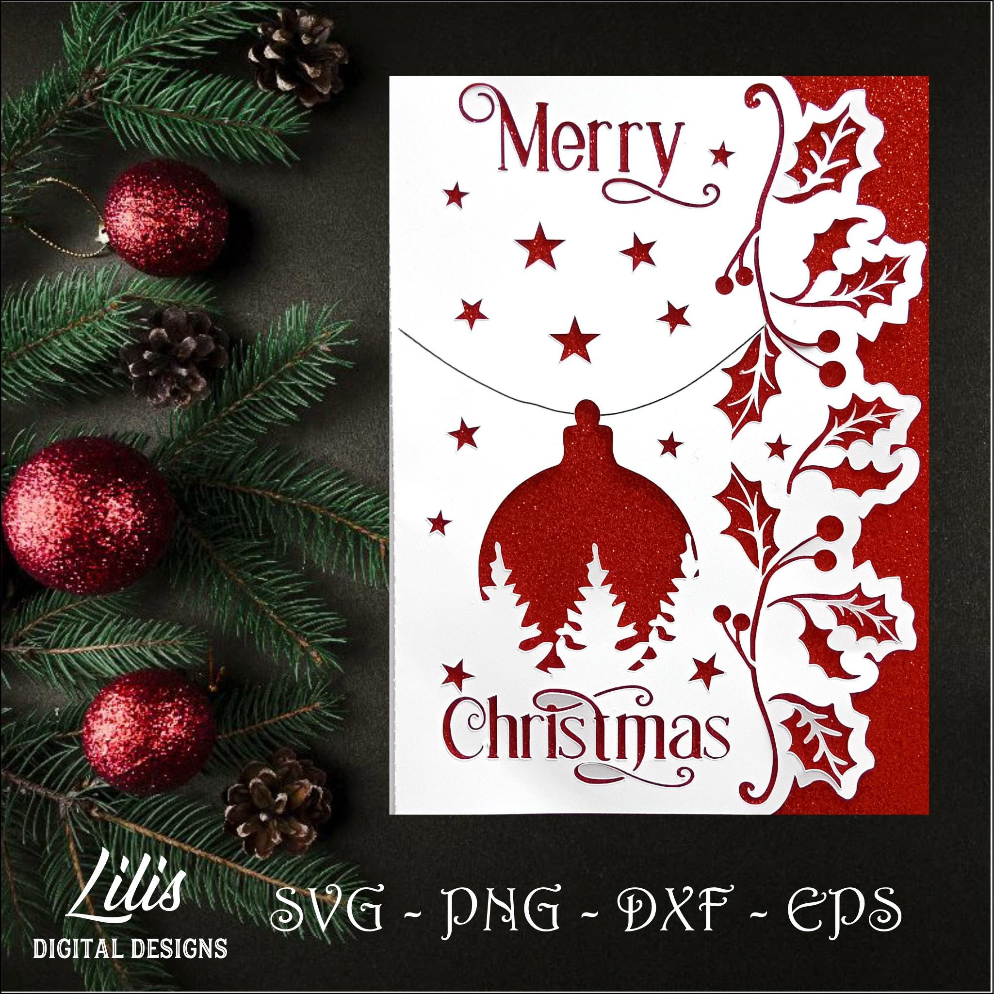 Biglietto Natale Extra Large Per Figlio - 8 Pagine 30x20cm Con Albero E Vino 510954