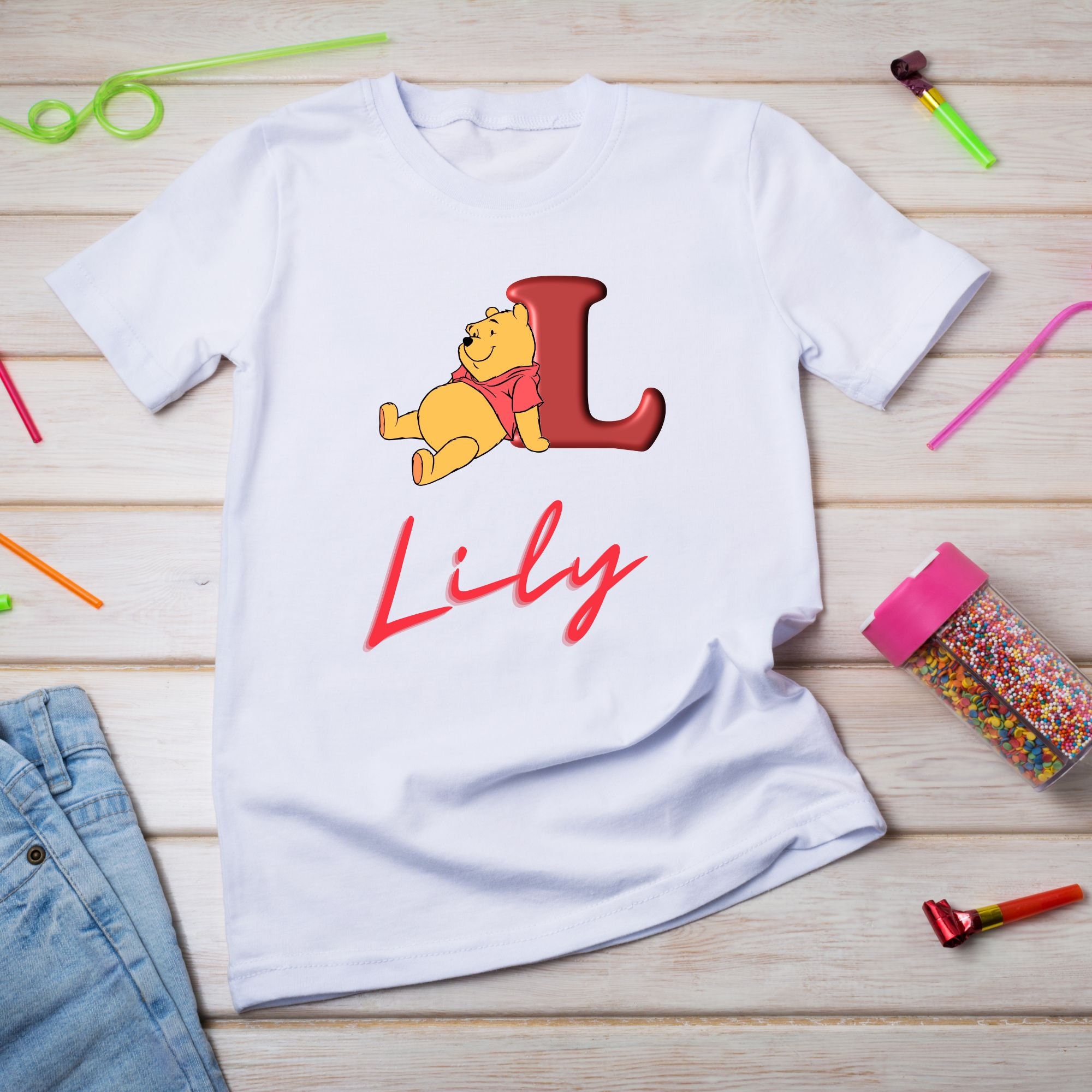 Winnie Lettering Alphabet Lettering 3d Style With Winnie the Pooh Design - Etsy
