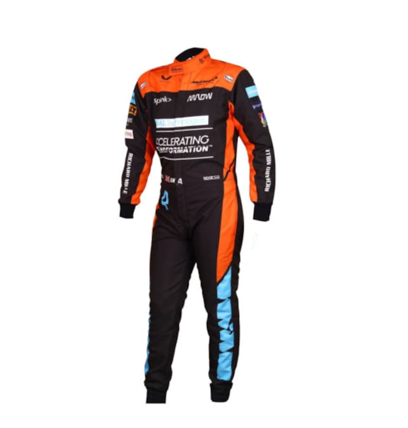 Mclaren Go Kart Racing Suit CIK/FIA Levelii Approved With Etsy