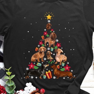 Funny Dachshund Christmas Tree Shirt Ornament Decor Gift Funny Dachshund Christmas Tree Shirt Ornament Decor Gift