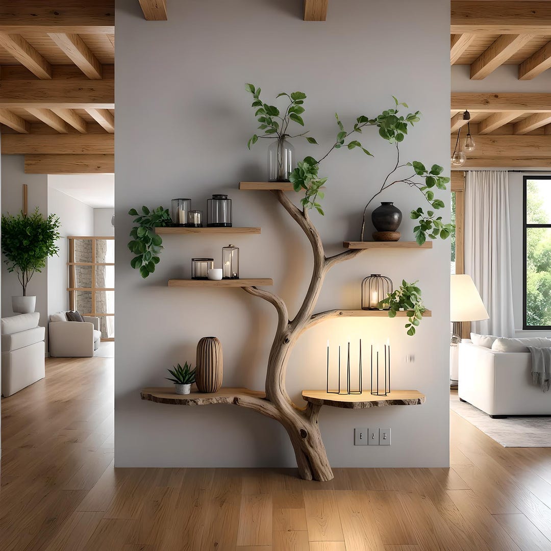 Nature-inspired Bookshelf – Bring the Outdoors Into Your Home ...