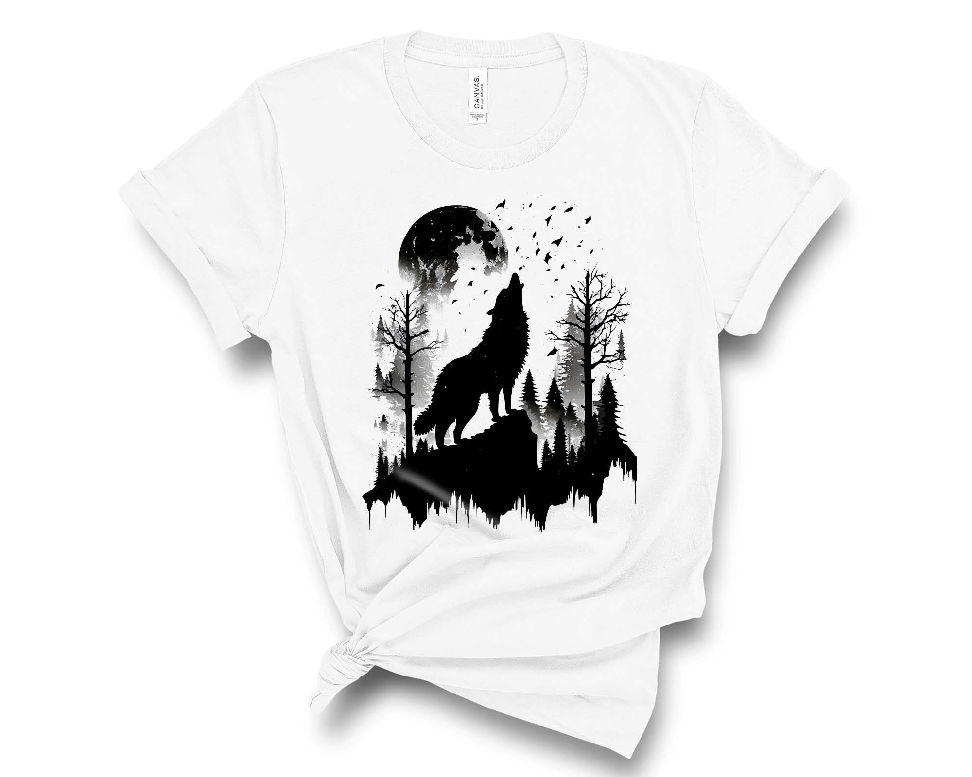 Howling Wolf SVG File Mountain Wolf Pack Cliparts and Cricut - Etsy UK