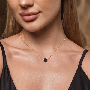 Black tourmaline necklace etsy on sale