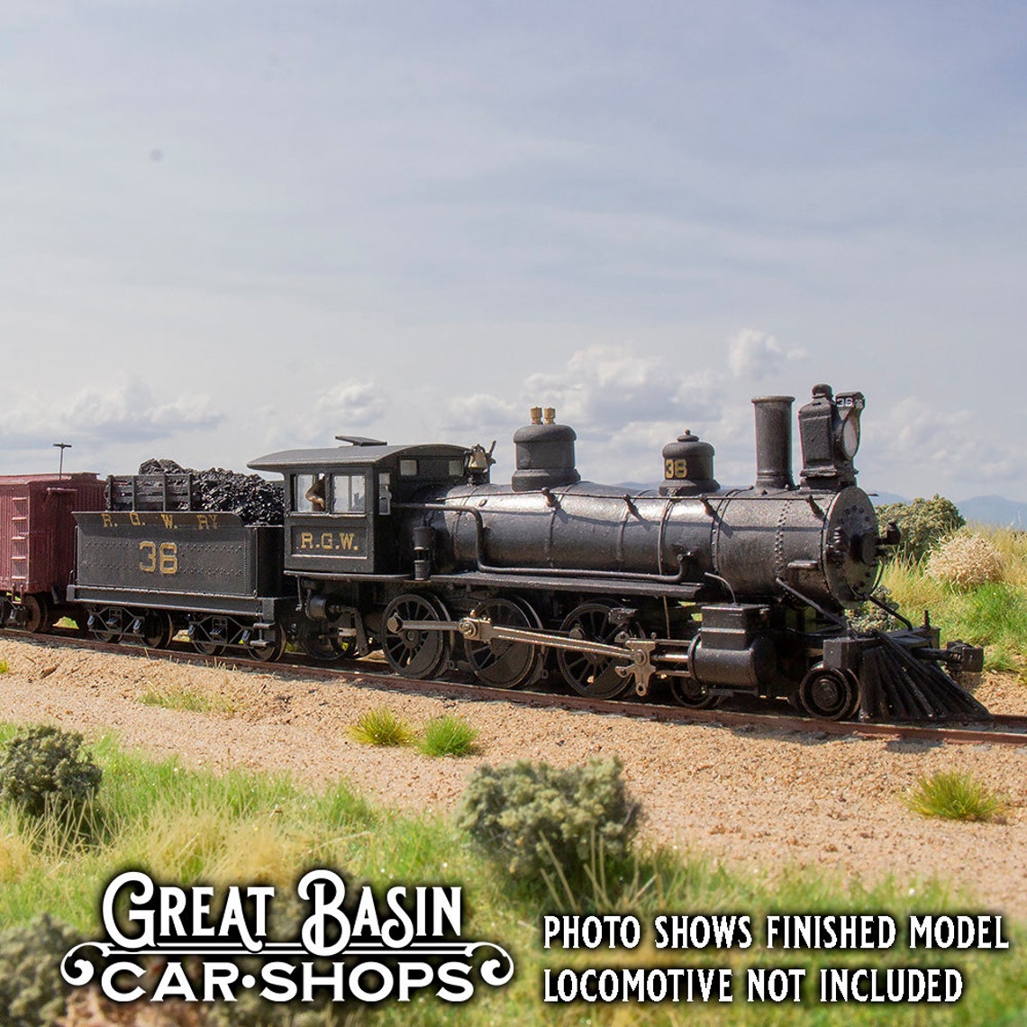 Decals HO Scale Rio Grande Western Steam Etsy