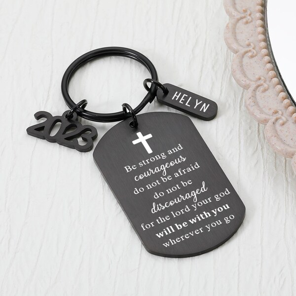 Bible Verse Keychain Etsy