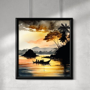 Island Life, Watercolor